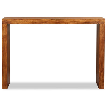 Konsolbord massivt trä med honungsfinish 110x40x76 cm