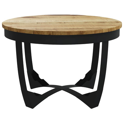 Soffbord massivt grovt mangoträ 60x40 cm