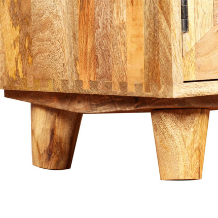 TV-bänk massivt mangoträ 118x35x40 cm