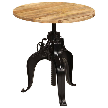 Barbord massivt mangoträ 75x(76-110) cm