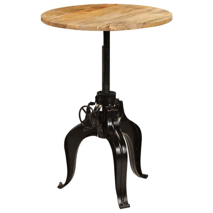 Barbord massivt mangoträ 75x(76-110) cm