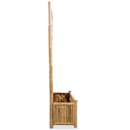 Odlingslåda med spaljé bambu 70 cm
