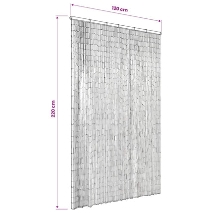 Dörrdraperi bambu 120x220 cm