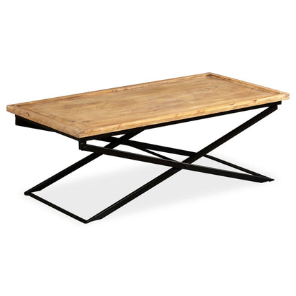 Soffbord massivt mangoträ 110x55x42 cm