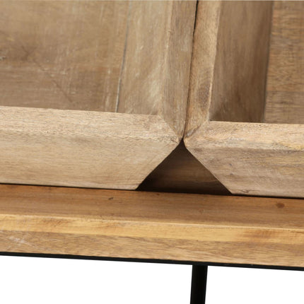 Soffbord massivt mangoträ 110x55x42 cm