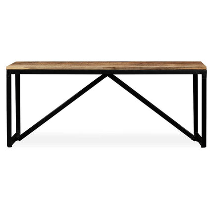 Bänk massivt mangoträ 110x35x45 cm