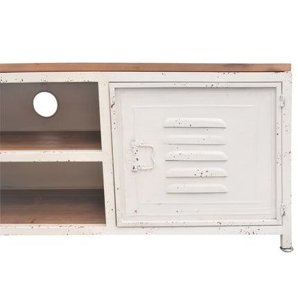 TV-bänk 120x30x40 cm vit