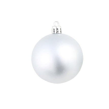 Julgranskulor 100 delar set 3/4/6 cm silver