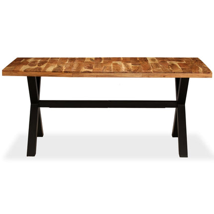 Matbord massivt akacia- och mangoträ 180x90x76 cm