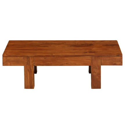 Soffbord massivt akaciaträ med honungsfinish 100x50x30 cm