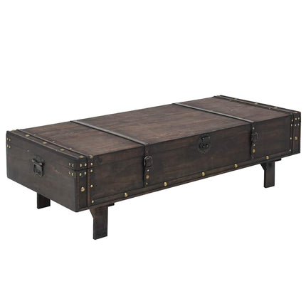 Soffbord plywood i vintagestil 120x55x35 cm