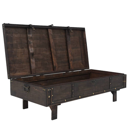 Soffbord plywood i vintagestil 120x55x35 cm