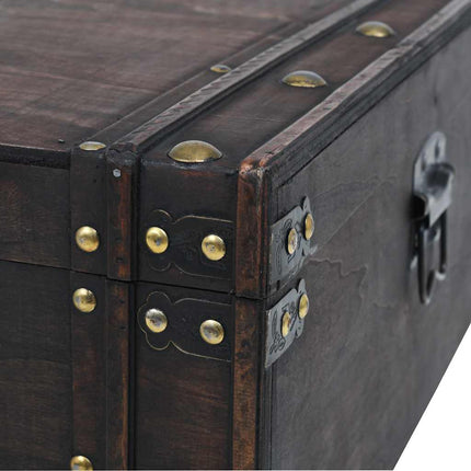 Soffbord plywood i vintagestil 120x55x35 cm