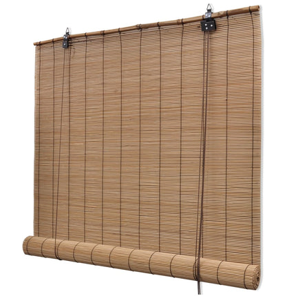 Rullgardin bambu 150x160 cm brun
