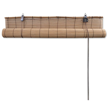 Rullgardin bambu 150x160 cm brun