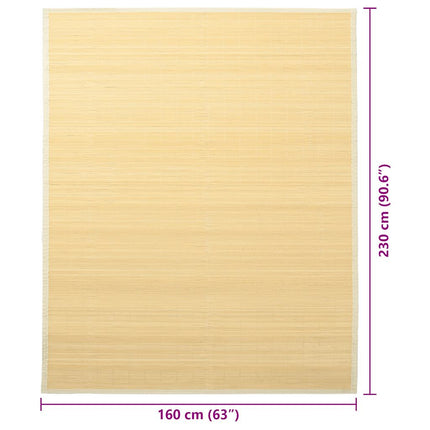 Bambumatta 160x230 cm naturlig