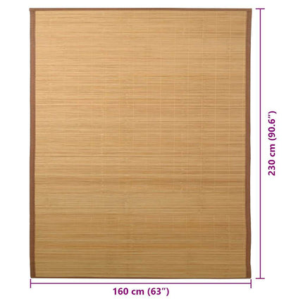 Bambumatta 160x230 cm brun