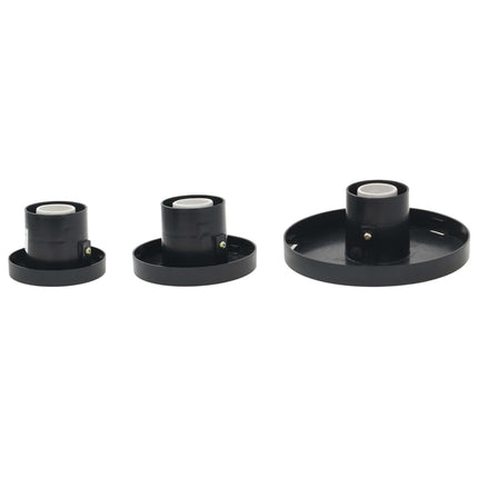 Globlampa LED set 3 st sfäriska 20/30/40 cm PMMA