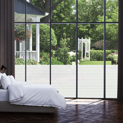 Fönsterfilm frostad randig design 0,9x20 m PVC