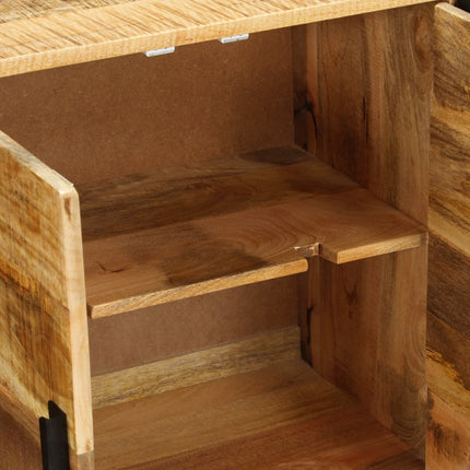 Skänk massivt mangoträ 150x40x80 cm
