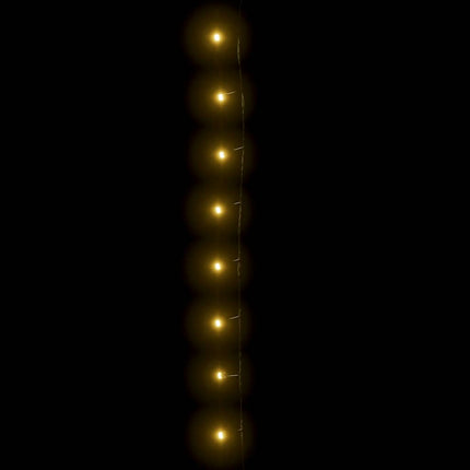 Ljusslinga med 600 LED 60 m 8 ljuseffekter IP44 varmvit
