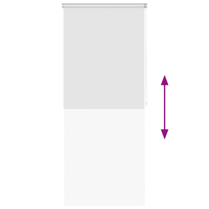 Rullgardin för dusch 80x240 cm vit