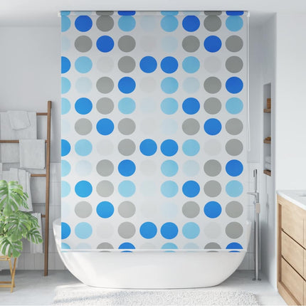 Rullgardin för dusch 160x240 cm cirkel