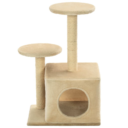 Klösträd med sisalpelare 60 cm beige