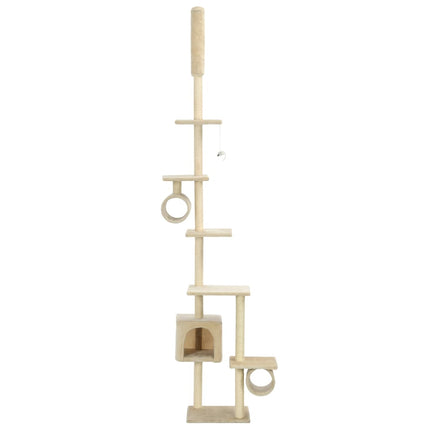 Klösträd med sisalpelare 260 cm beige