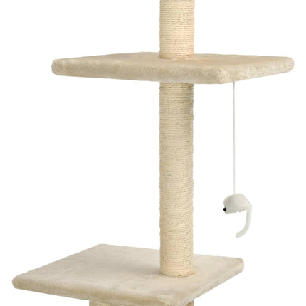 Klösträd med sisalpelare 260 cm beige
