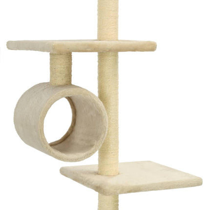 Klösträd med sisalpelare 260 cm beige