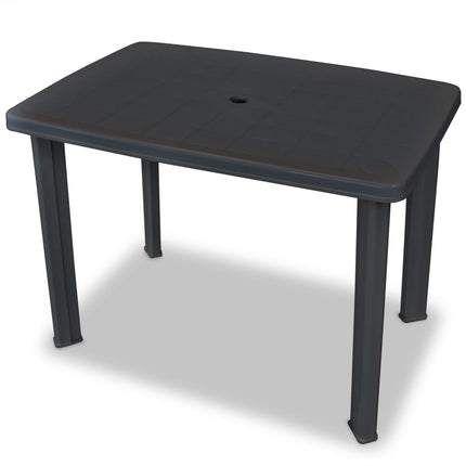 Caféset 3 delar plast antracit