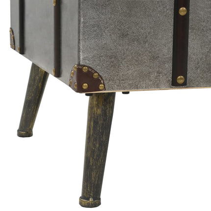 Soffbord MDF och aluminium 102x51x47,5 cm