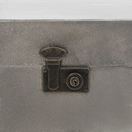 Soffbord MDF och aluminium 102x51x47,5 cm