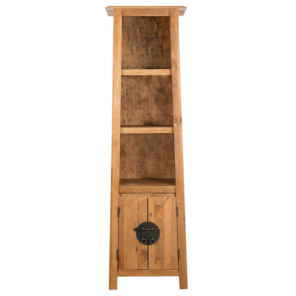 Fristående badrumsskåp massiv furu 48x32x170 cm