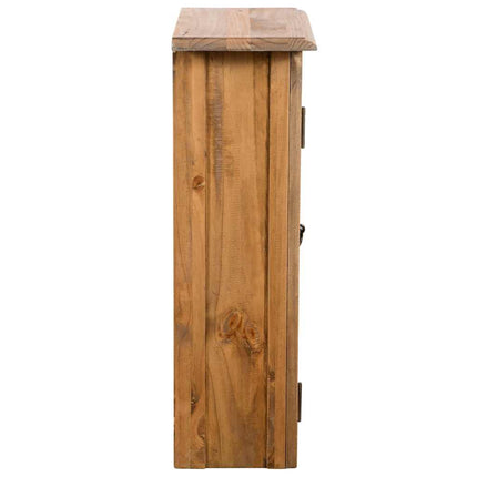 Väggskåp badrum massiv furu 42x23x70 cm