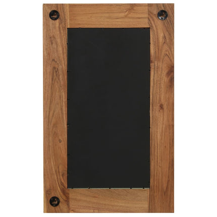 Spegel massivt akaciaträ 50x80 cm