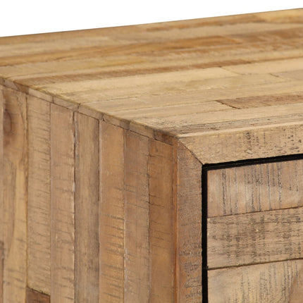 Skänk massiv återvunnen teak 60x30x75 cm