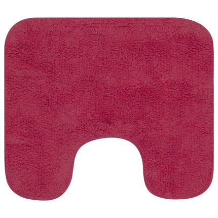 Badrumsmattor 2 st tyg fuchsia