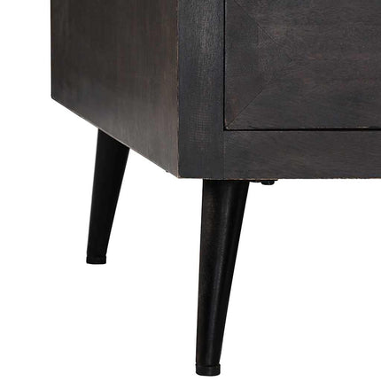 Soffbord Massivt Mangoträ 100X60X35 Cm