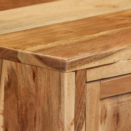 Skänk massivt akaciaträ 60x35x76 cm brun