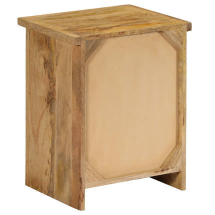 Sängbord massivt mangoträ 40x30x50 cm