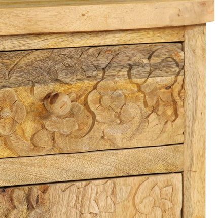 Sängbord massivt mangoträ 40x30x50 cm