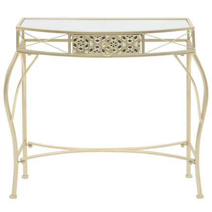 Sidobord fransk stil metall 82x39x76 cm guld