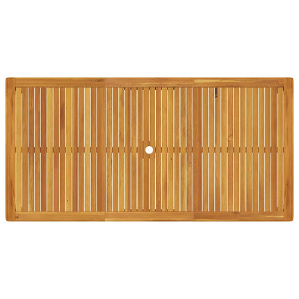Trädgårdsbord 200x100x74 cm massivt akaciaträ