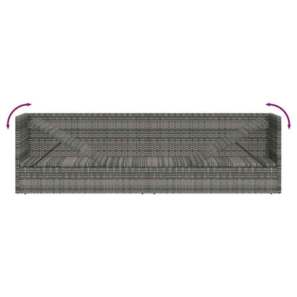 Solsäng 200x60 cm konstrotting grå