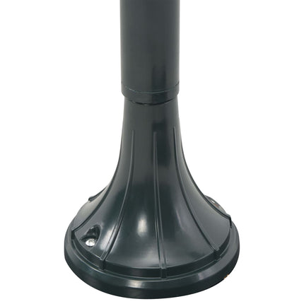 Lyktstolpe för trädgård E27 120 cm aluminium mörkgrön