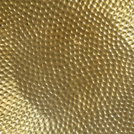 Soffbord hamrad aluminium 70x30 cm mässing