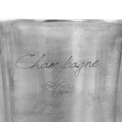 Champagnekylare massiv aluminium 39x29x71 cm silver