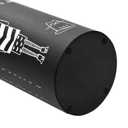 Paraplyställ kvinnor stål svart